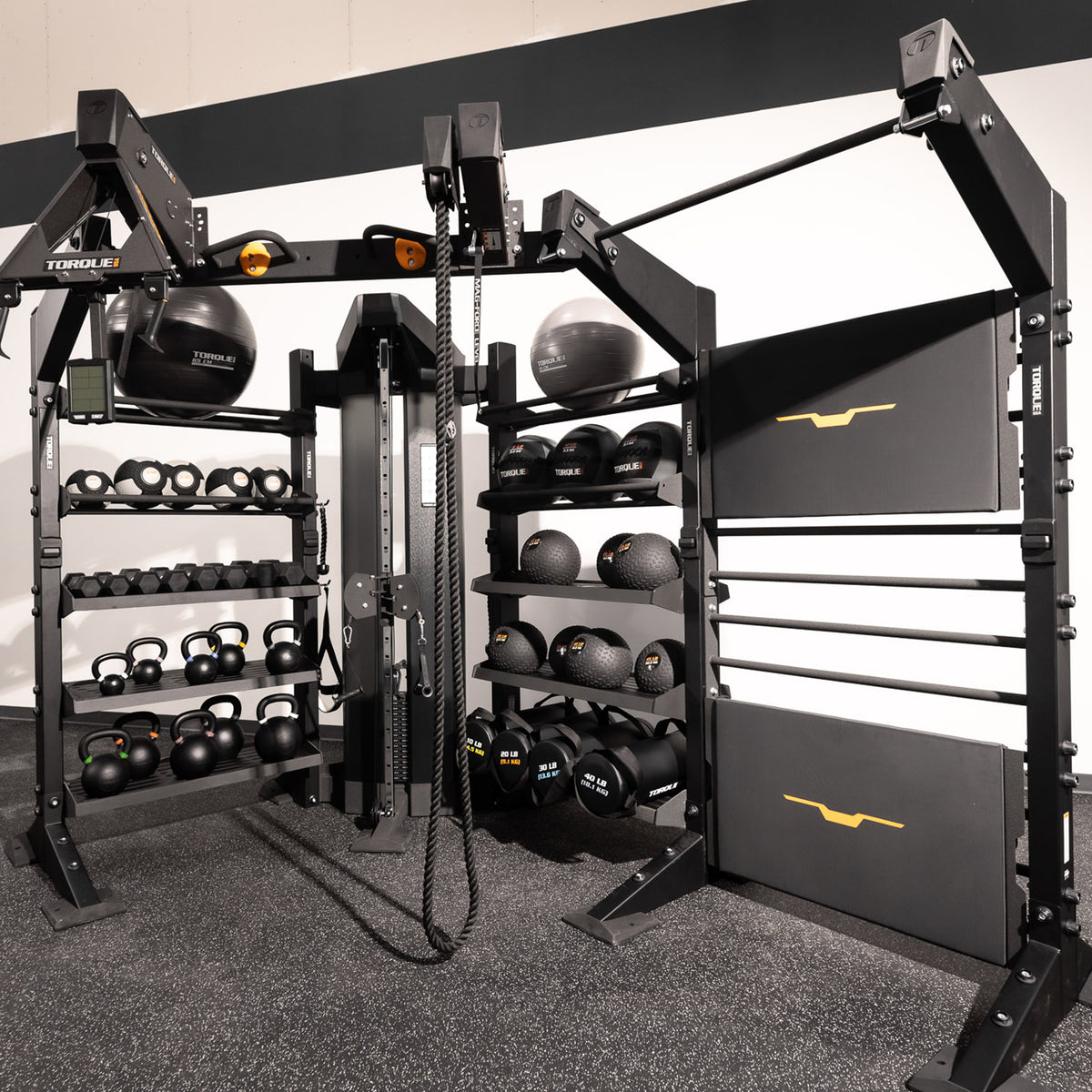 X-CREATE Corner Storage Cable Package – Torque Fitness - Commercial