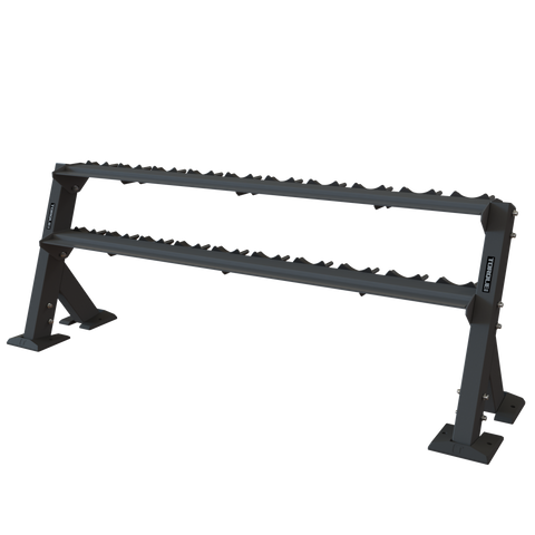 8FT (2.4M) 2 Tier Pro Style Dumbbell Rack