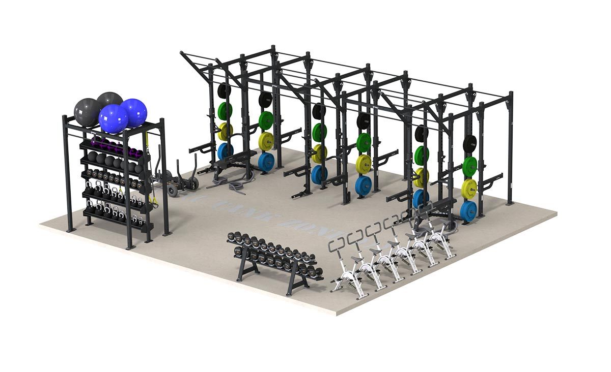 22 x 8 X-Rack with Functinonl Storage 6 x 4 X-Rack