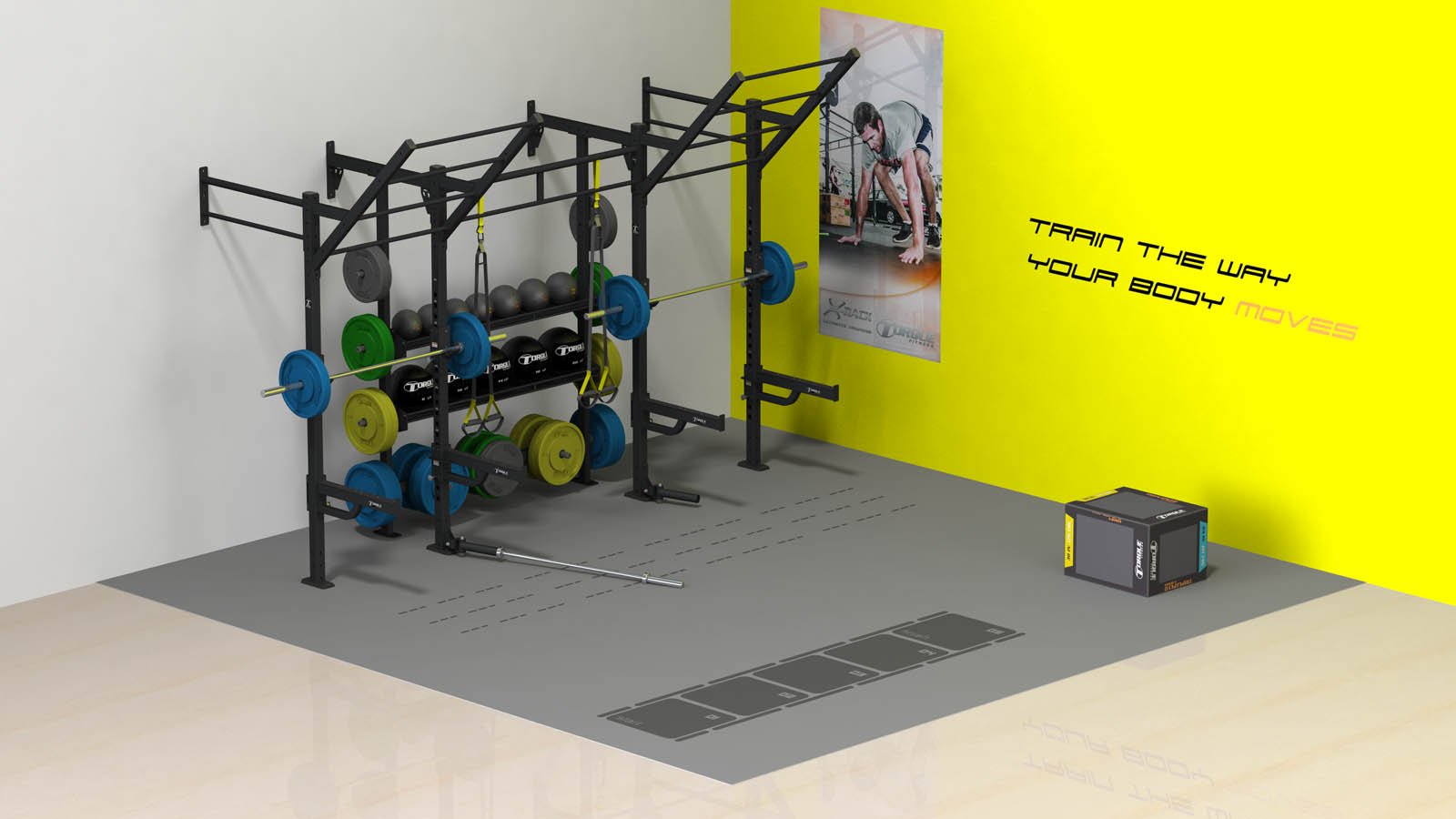 X-RACK – 400 SQUARE FEET 25′ X 40′