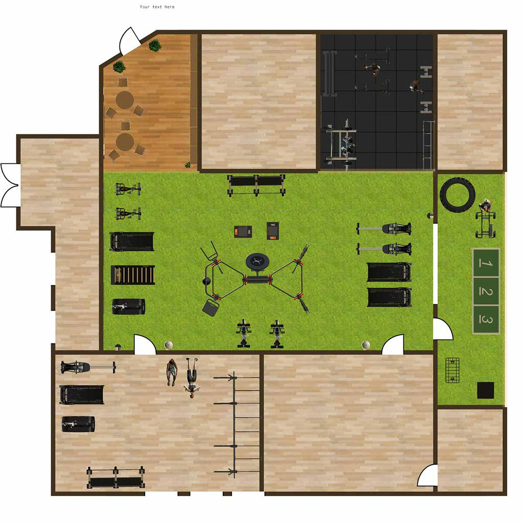 Commercial Gymnasium Floor Plan