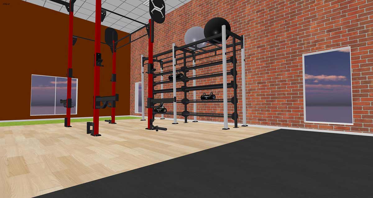 X-RACK STORAGE AND FREE STANDING CLOSE UP