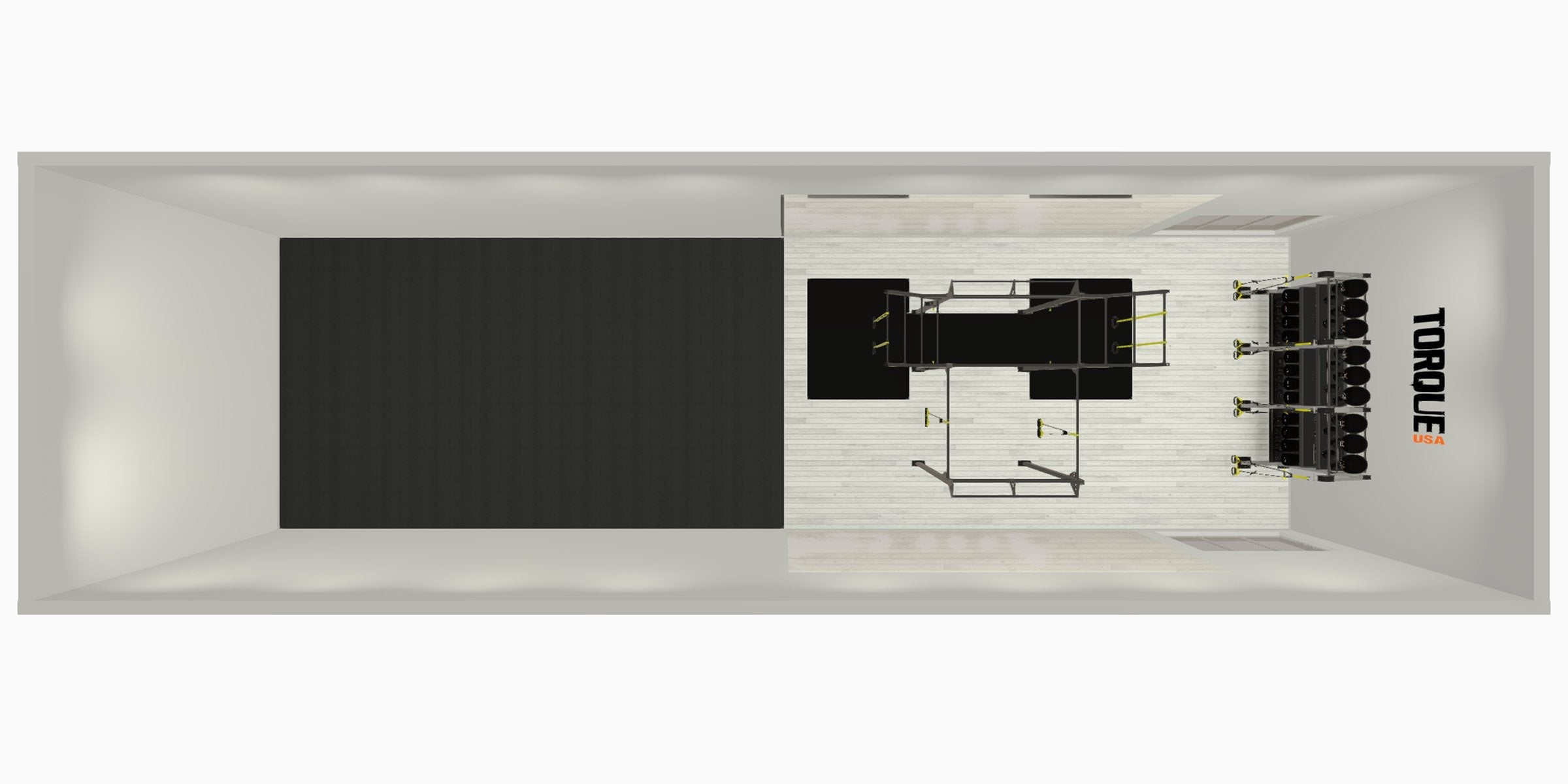 X-Create & X-Rack Functional Space Layout