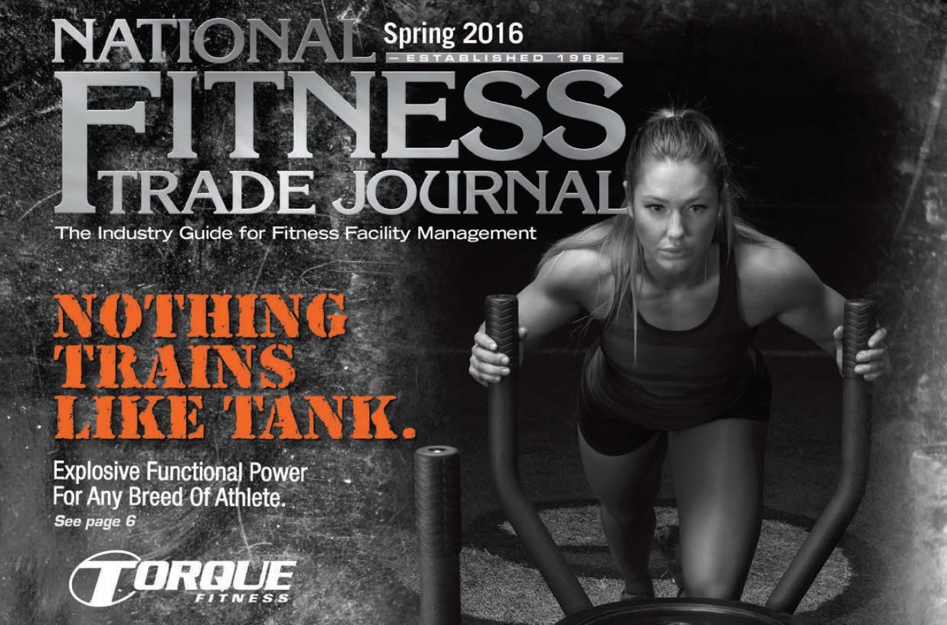 The all new TANK featured in The National Fitness Trade Journal