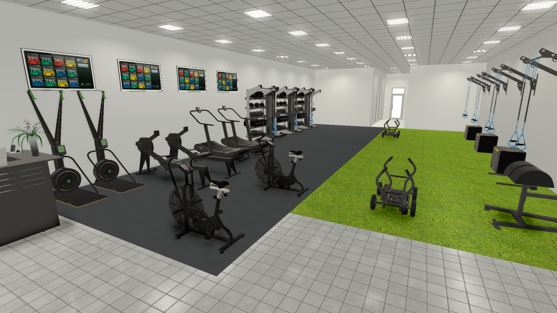Ultimate HIIT Training Room Concept