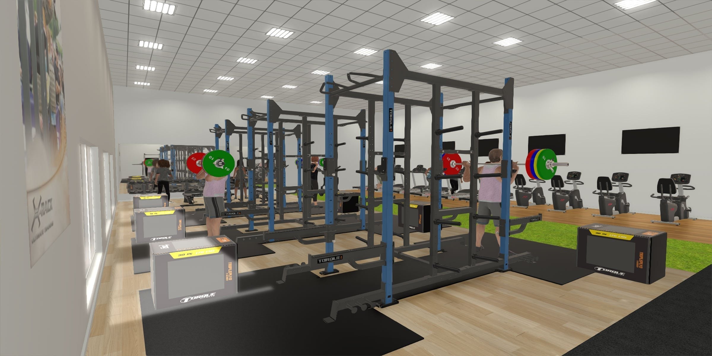 X-Siege Double Half Cages Double Storage