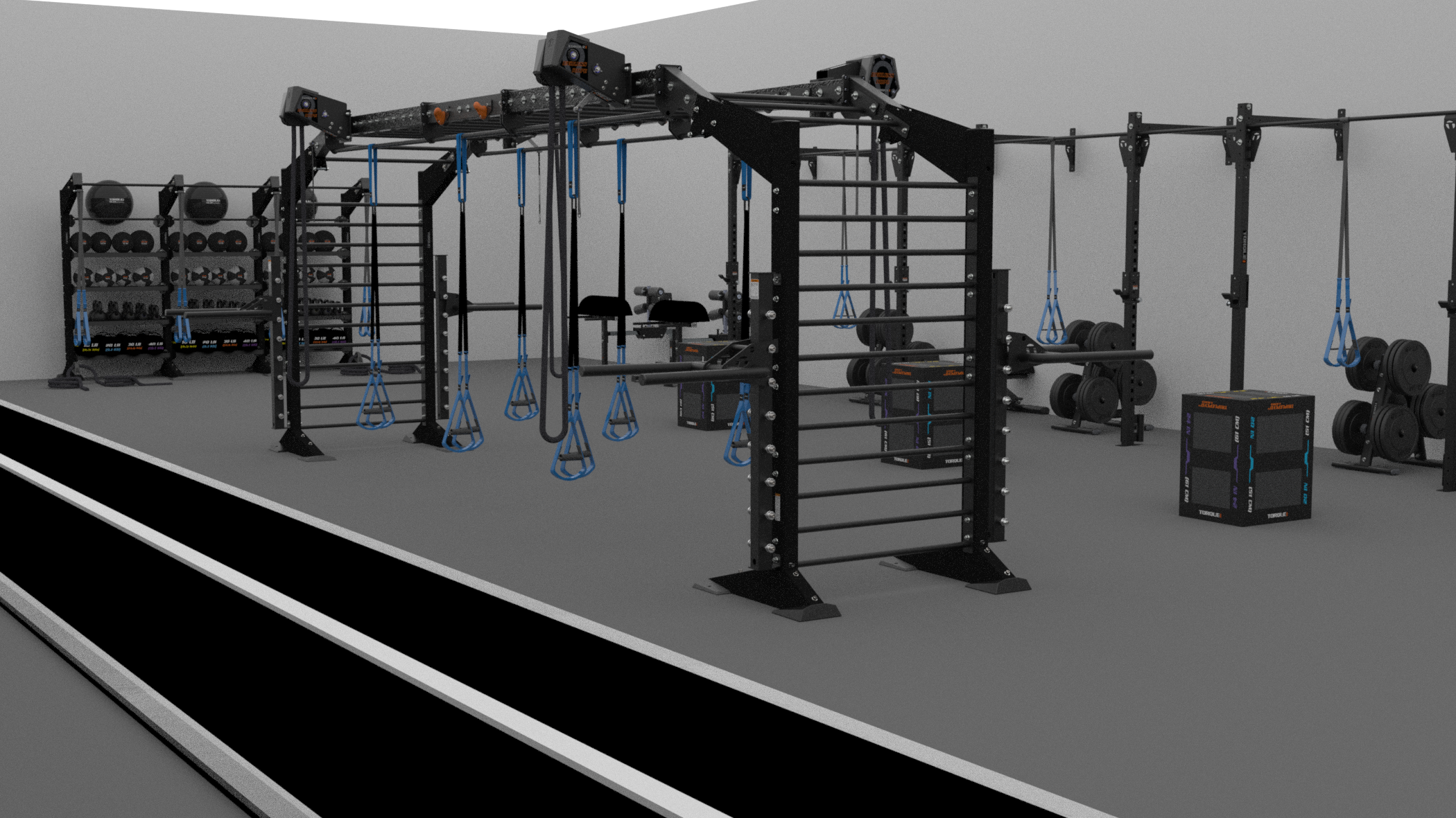X-CREATE Bridge & Wall Functional Training Concept