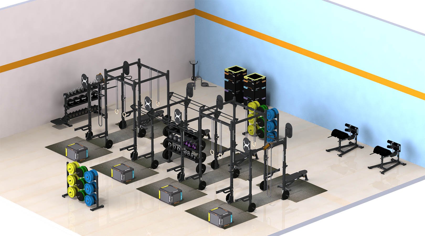 X-SERIES SOLUTION – 2500 SQUARE FEET 50 FT X 50 FT