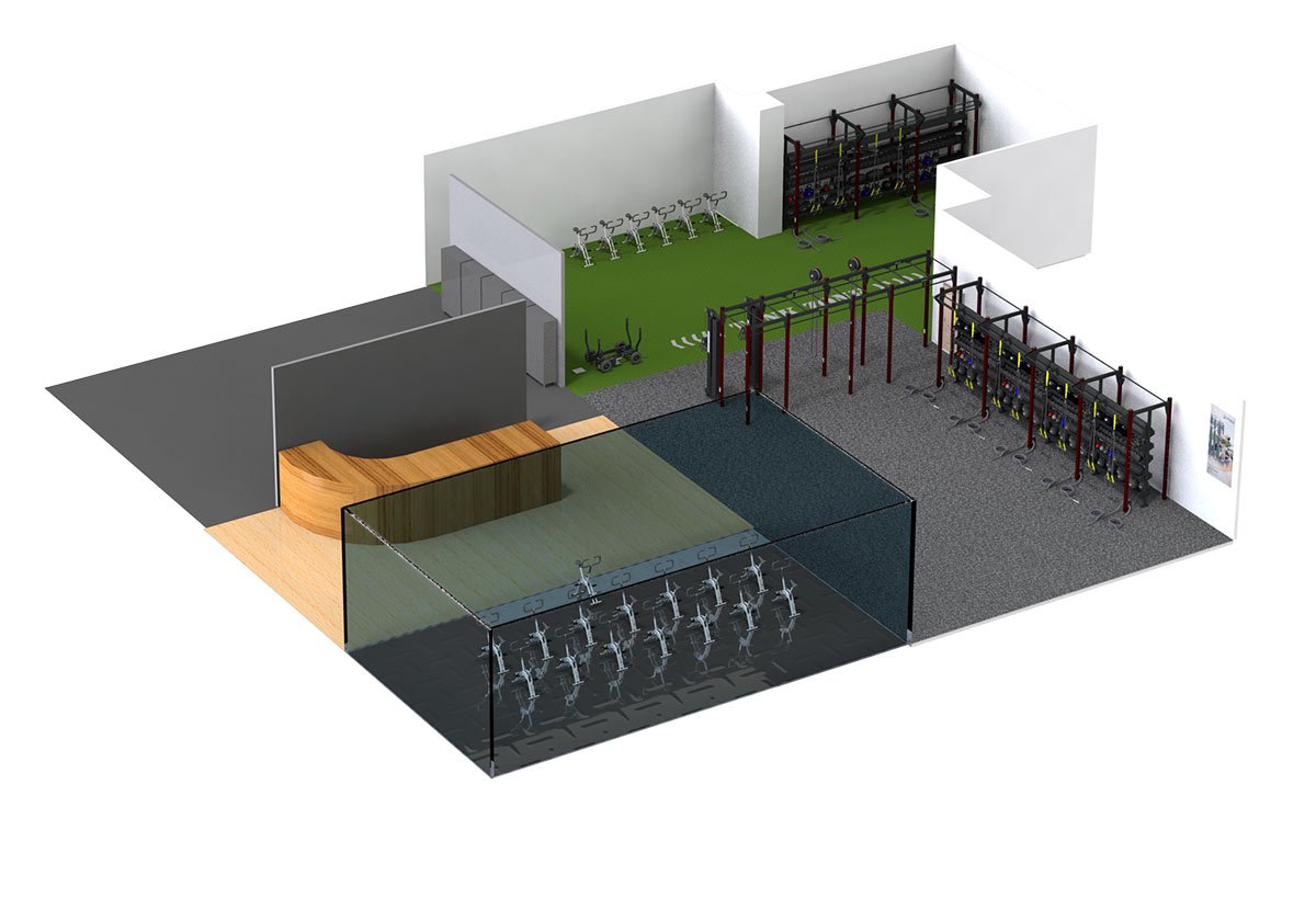 X-Rack Cable and Storage with TANK Zone