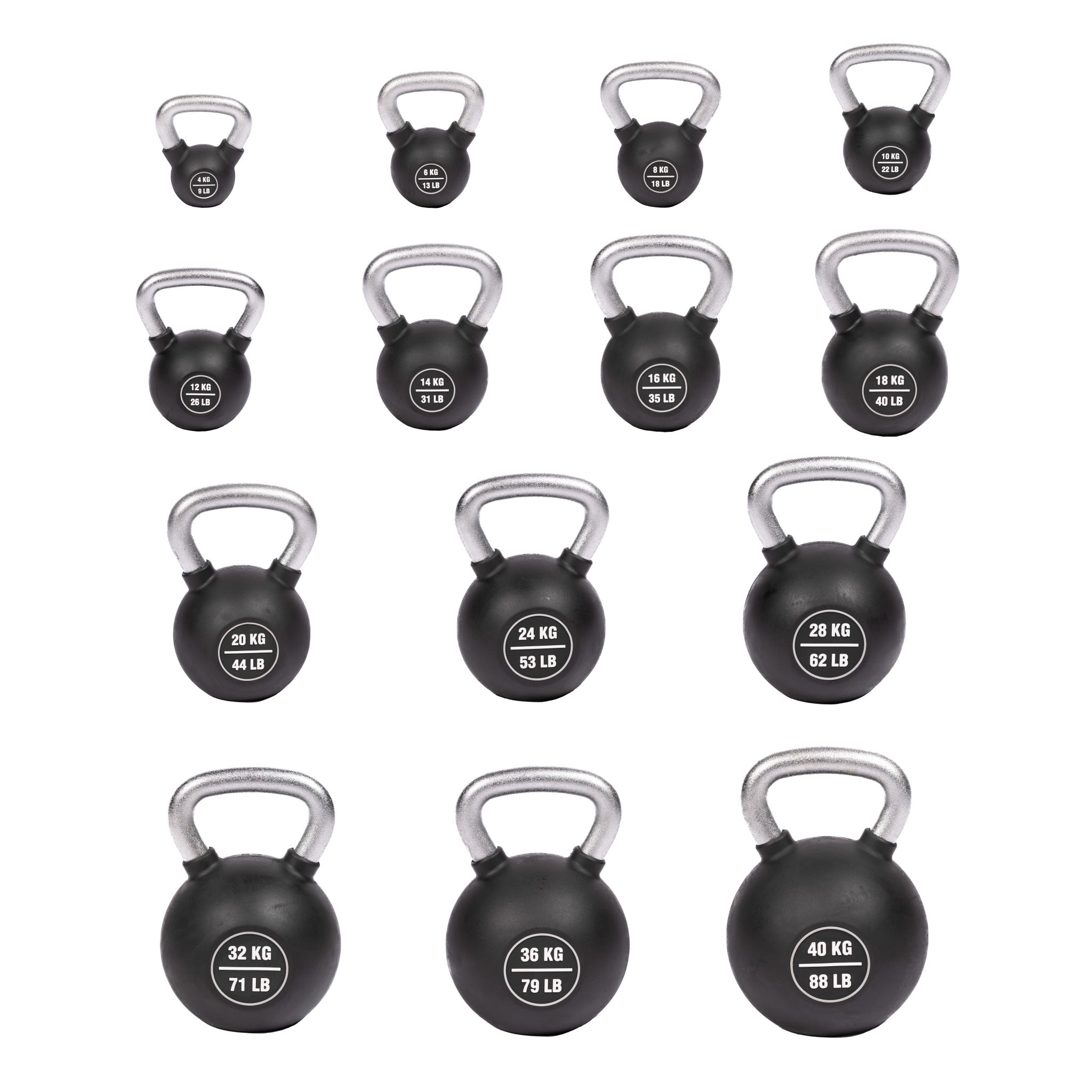 X-IMPACT™ Rubber Coated Kettlebells