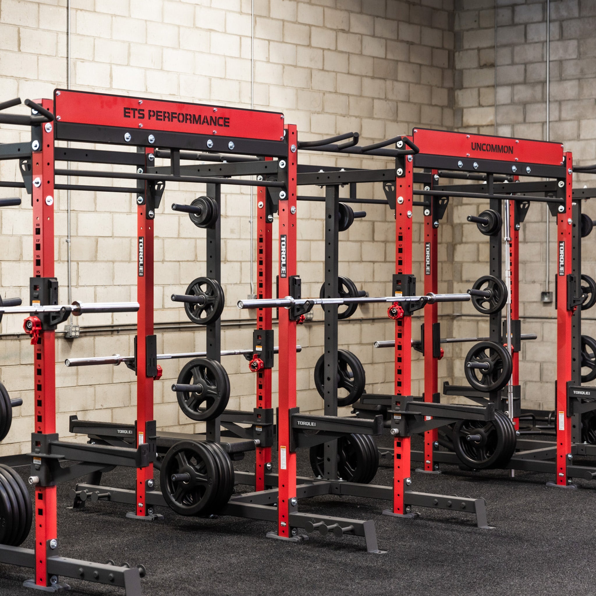 X Rack Weight Rack X-RACK & X-SIEGE Custom Signage – Torque Fitness - Commercial