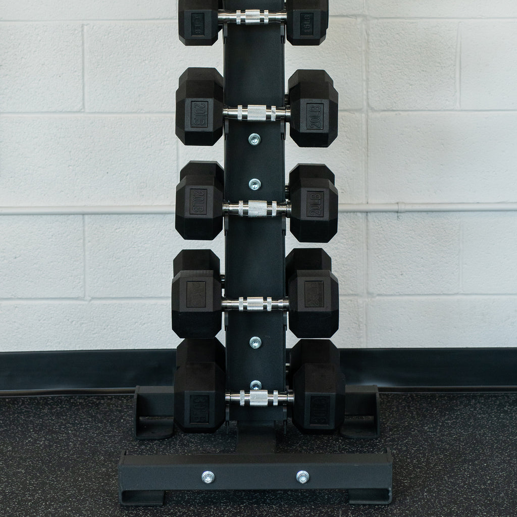 10 Pair Vertical Dumbbell Rack