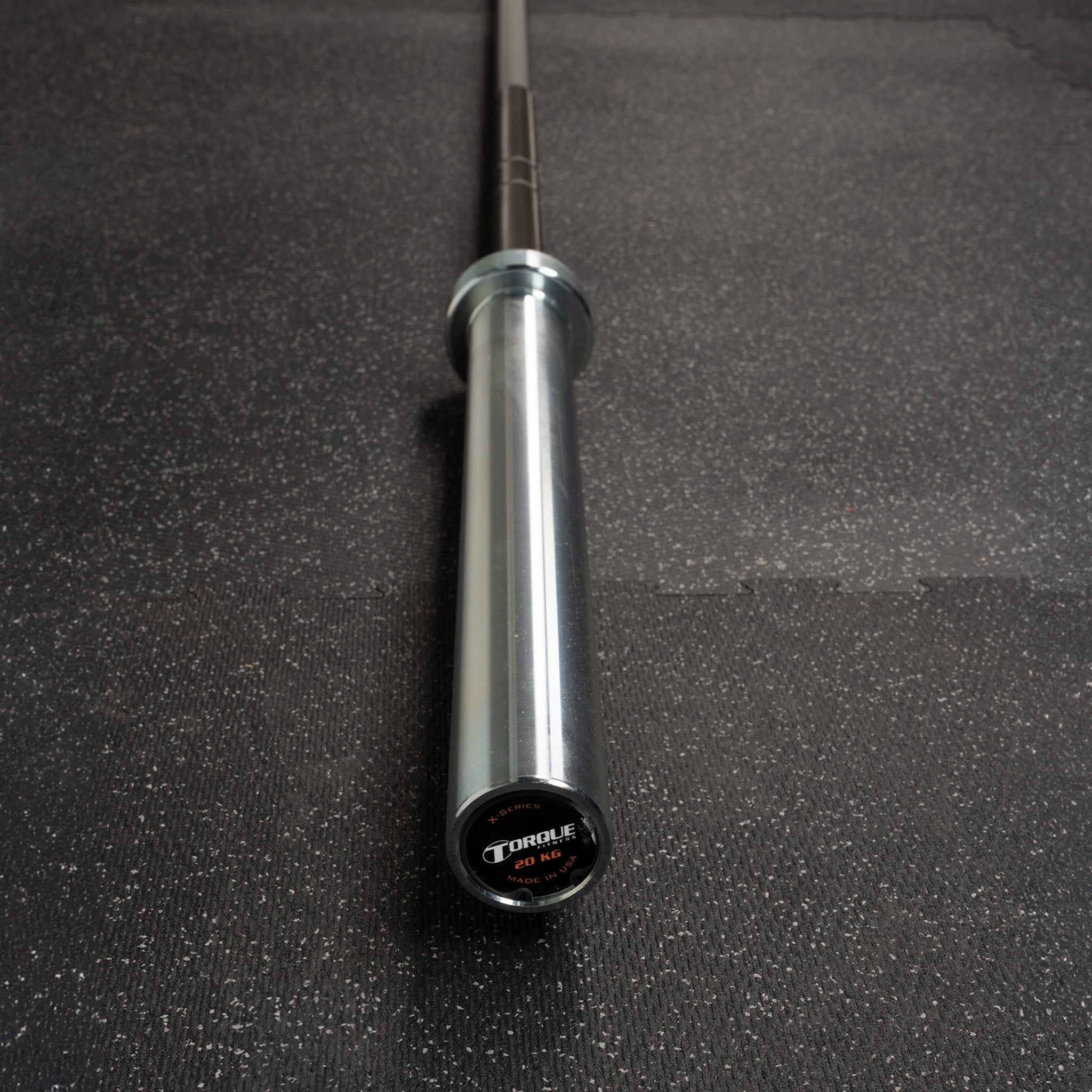 7' USA Black Zinc Olympic Barbell