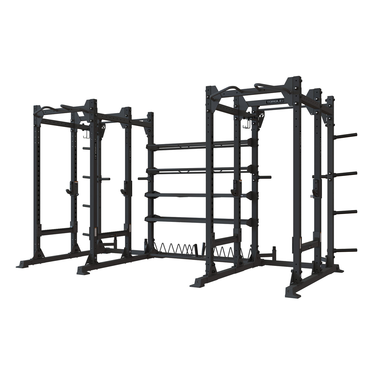 TR2 Double Power Rack With Storage – Torque Fitness - Commercial