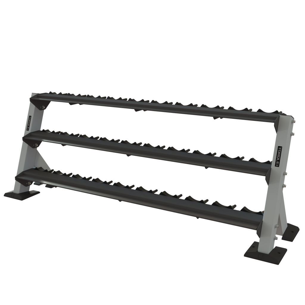 8FT (2.4M) 3 Tier Pro Style Dumbbell Rack