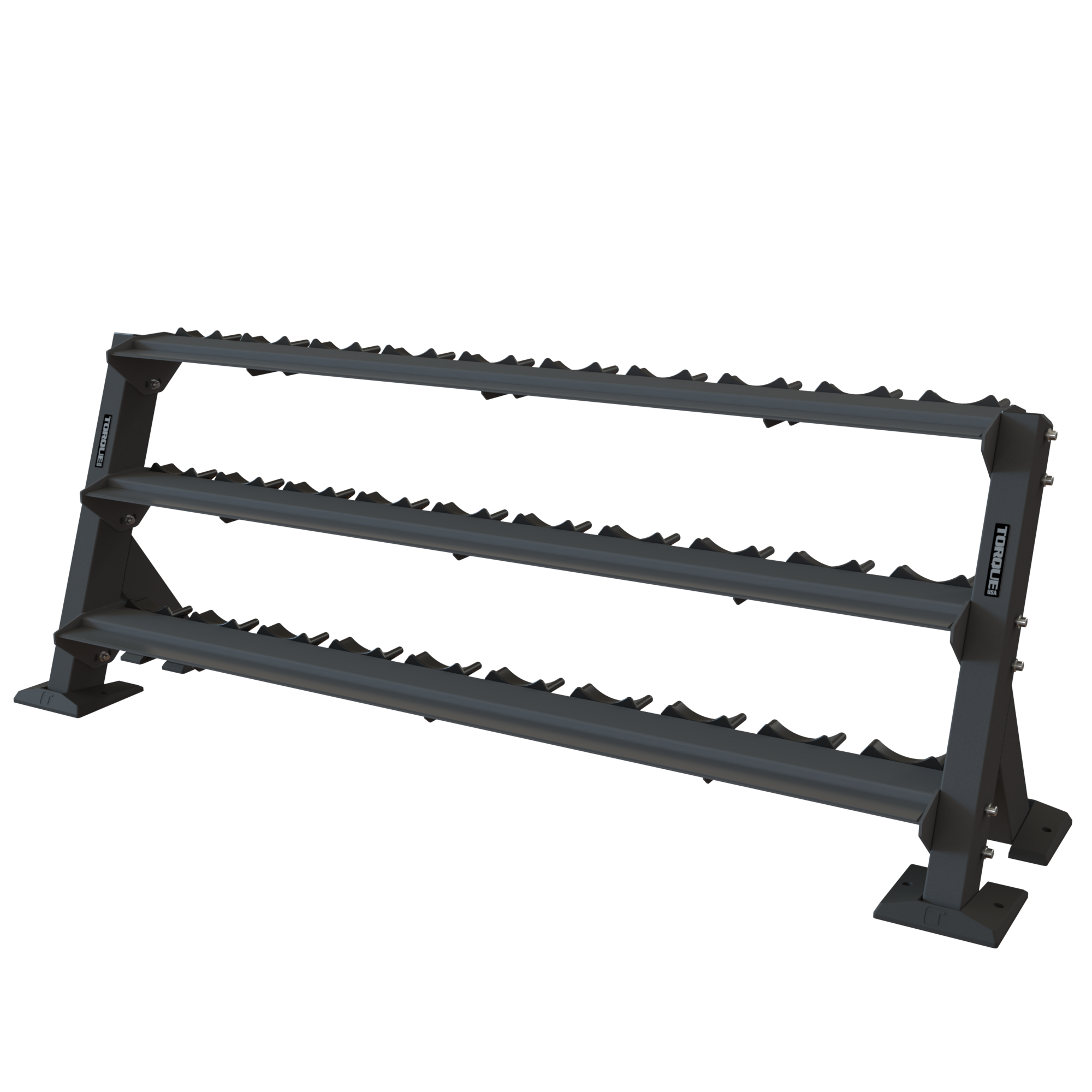 8FT (2.4M) 3 Tier Pro Style Dumbbell Rack