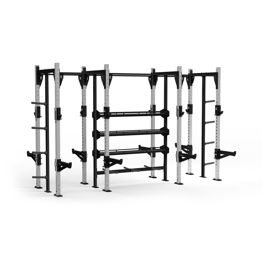 Standard 4 Rack Rig 4x14 FT (1.2x4.3 M) Storage Plus Center Rig – Torque Fitness - Commercial