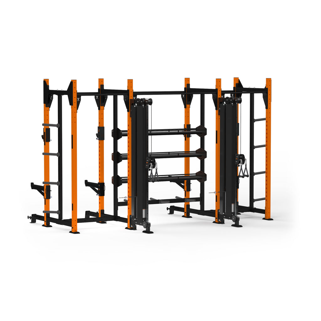 4x14 FT (1.2x4.3 M) Storage Plus Cable Center Freestanding Rig