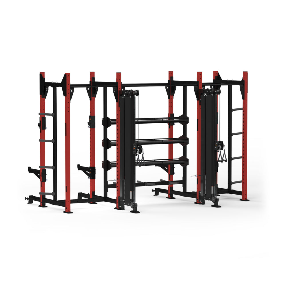 4x14 FT (1.2x4.3 M) Storage Plus Cable Center Freestanding Rig