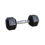 Rubber Hexagon Dumbbell - KG
