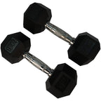 Rubber Hexagon Dumbbell