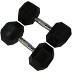 Rubber Hexagon Dumbbell