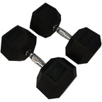 Rubber Hexagon Dumbbell
