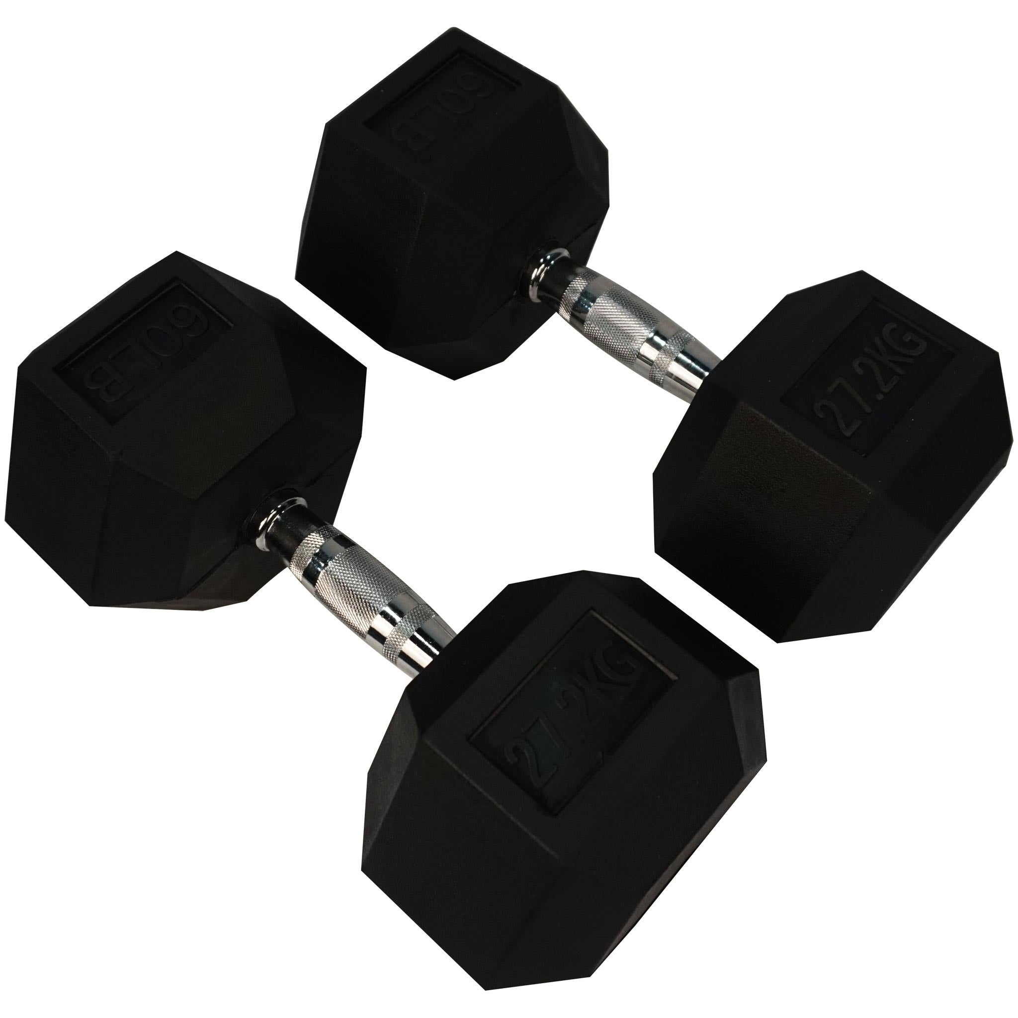 Rubber Hexagon Dumbbell