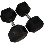 Rubber Hexagon Dumbbell