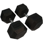 Rubber Hexagon Dumbbell