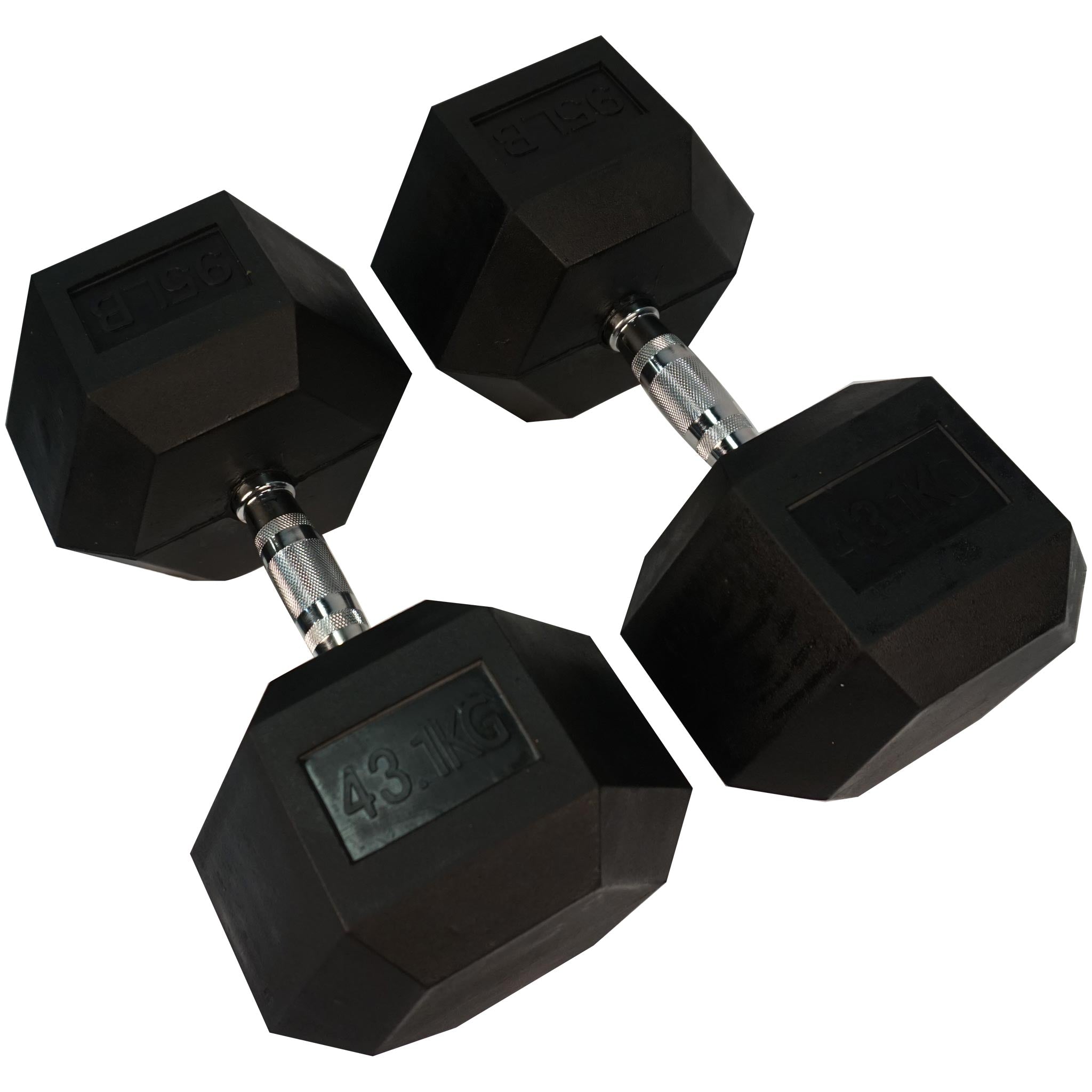 Rubber Hexagon Dumbbell