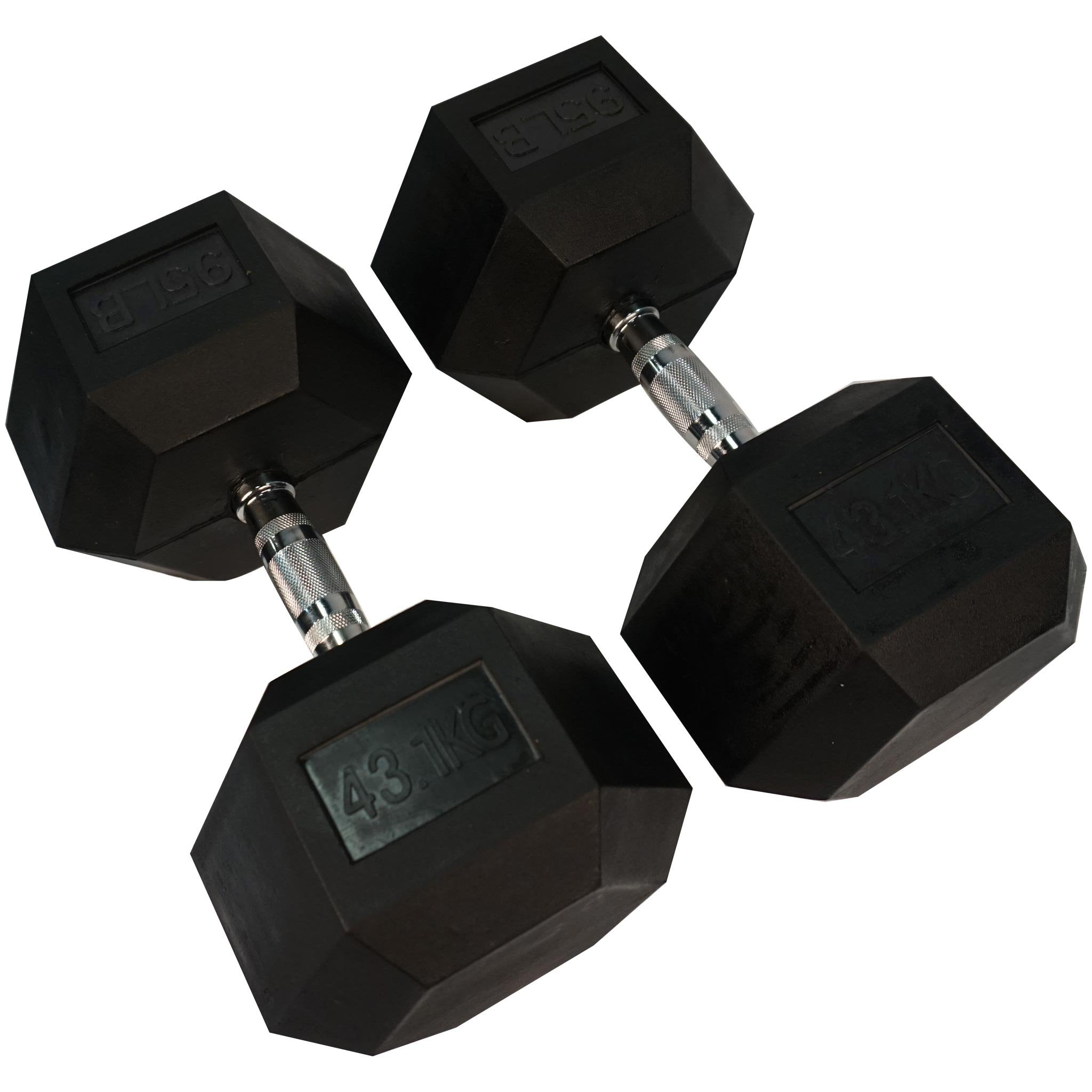 Rubber Hexagon Dumbbell