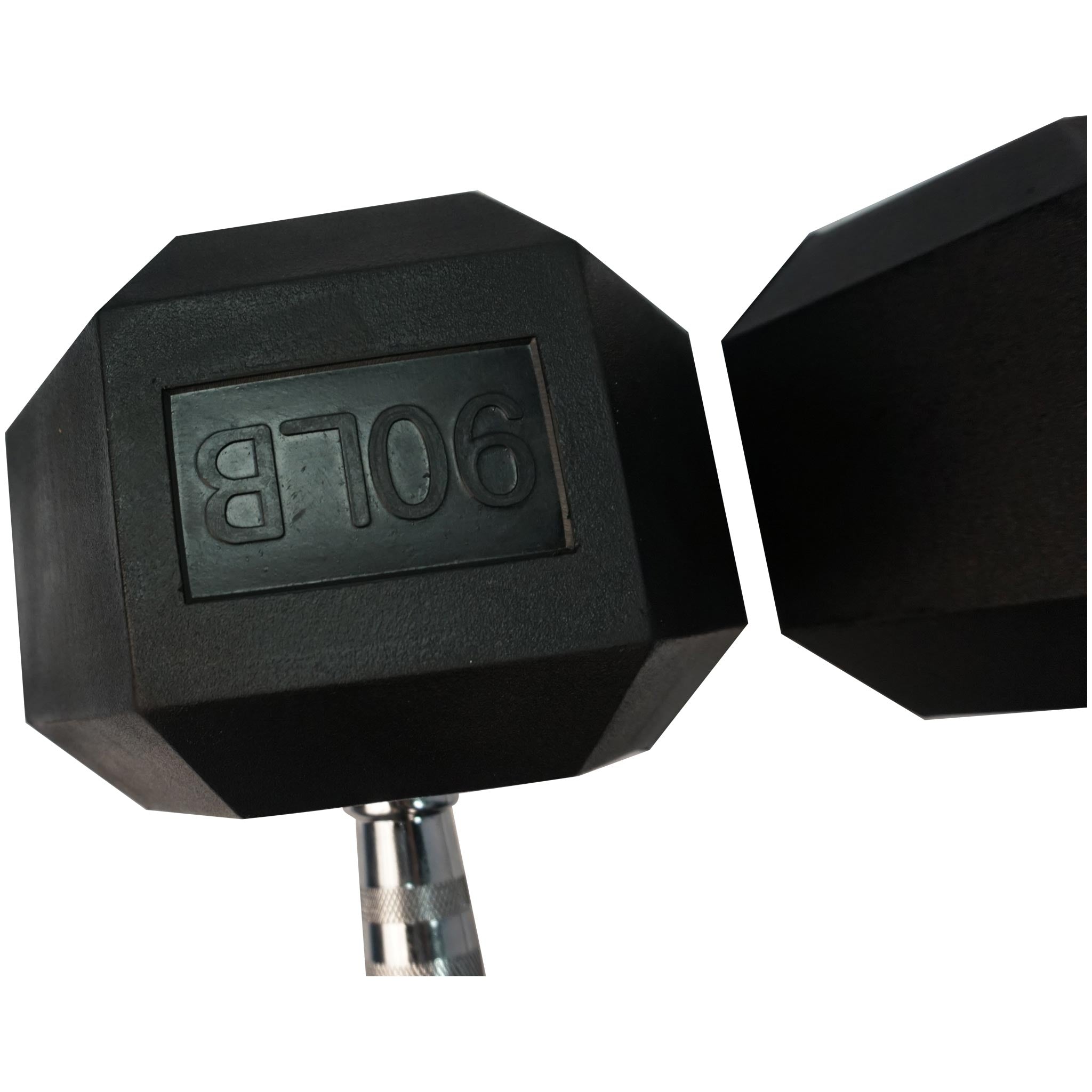 Rubber Hexagon Dumbbell