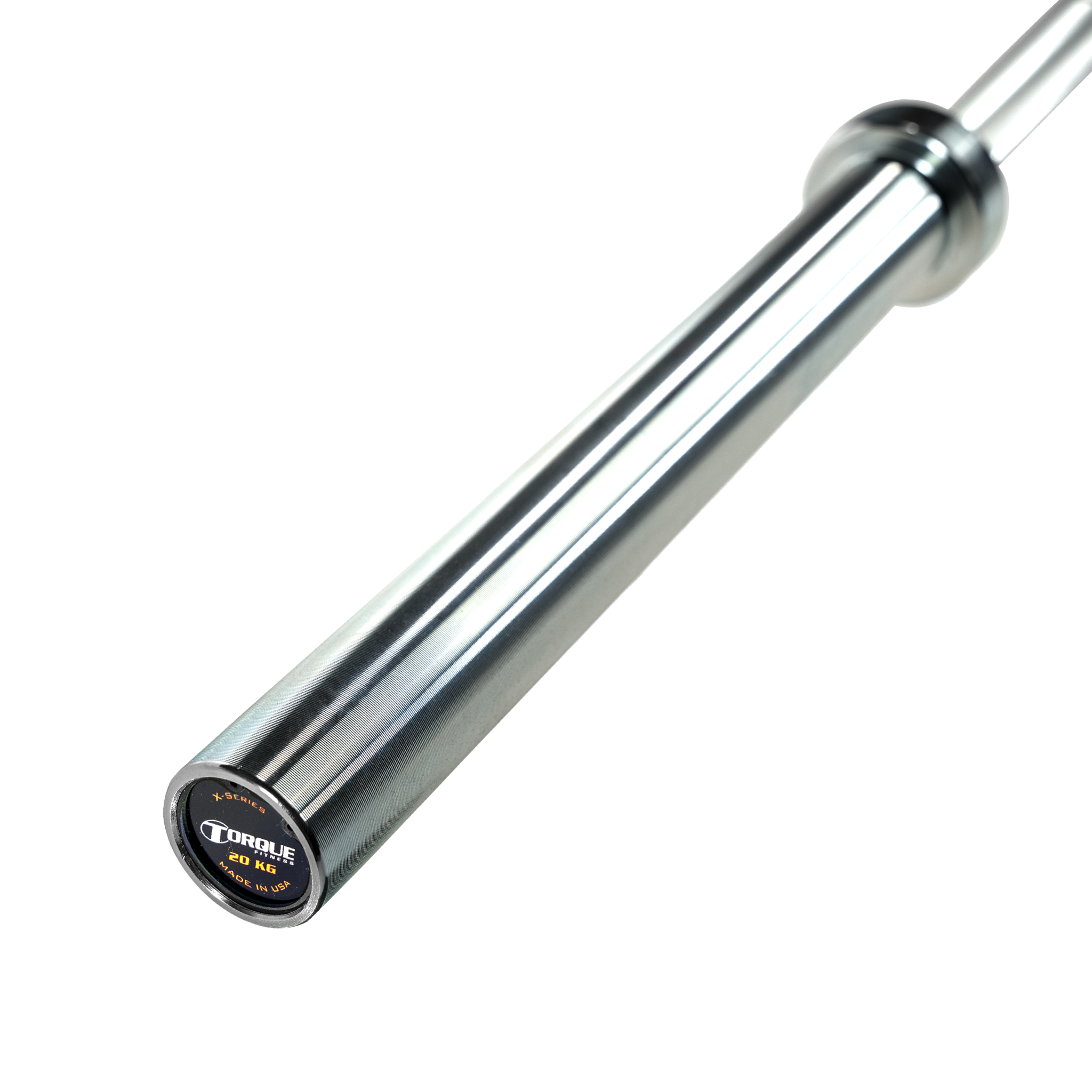 7' USA Bright Zinc Olympic Barbell – Torque Fitness - Commercial