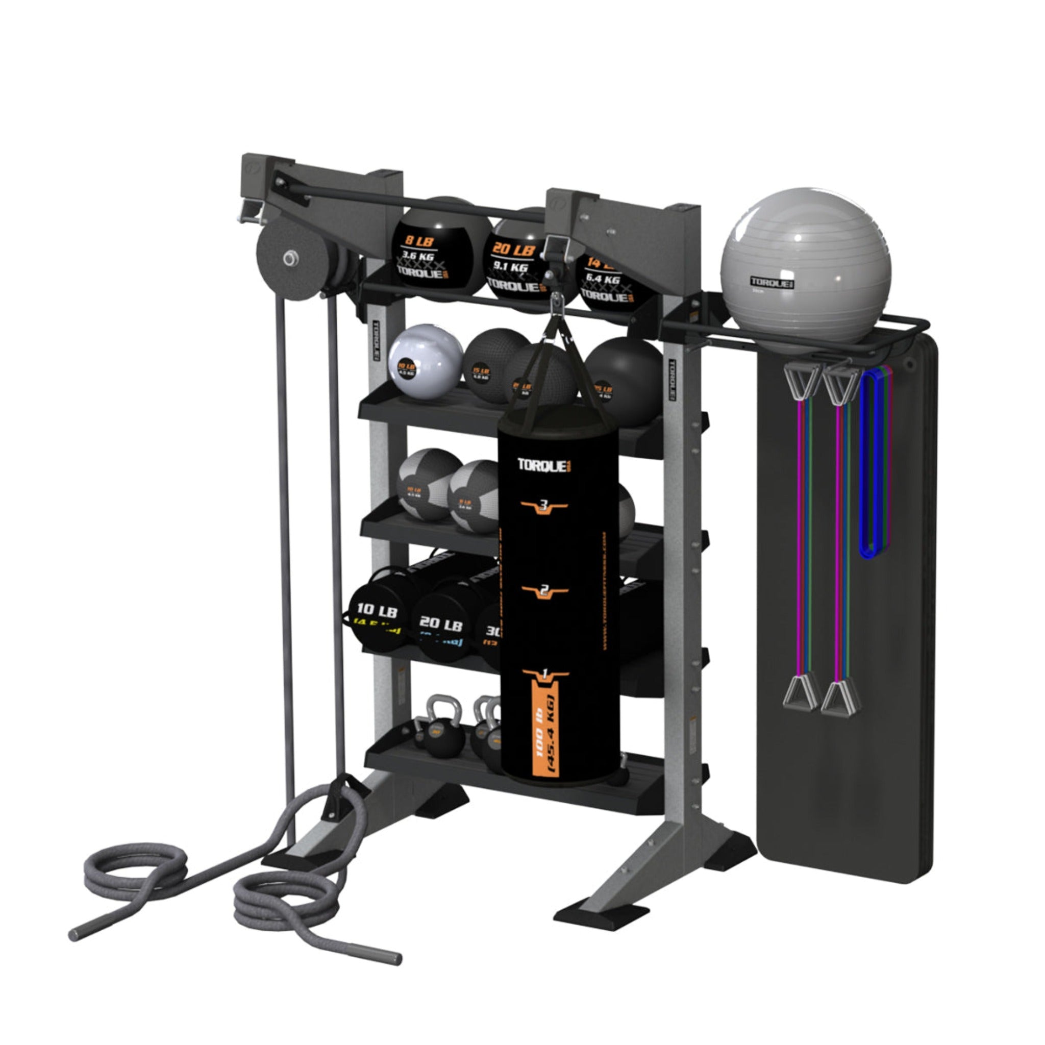Torque X Create 5 Module Rack X-CREATE Storage Wall Packages – Torque Fitness - Commercial