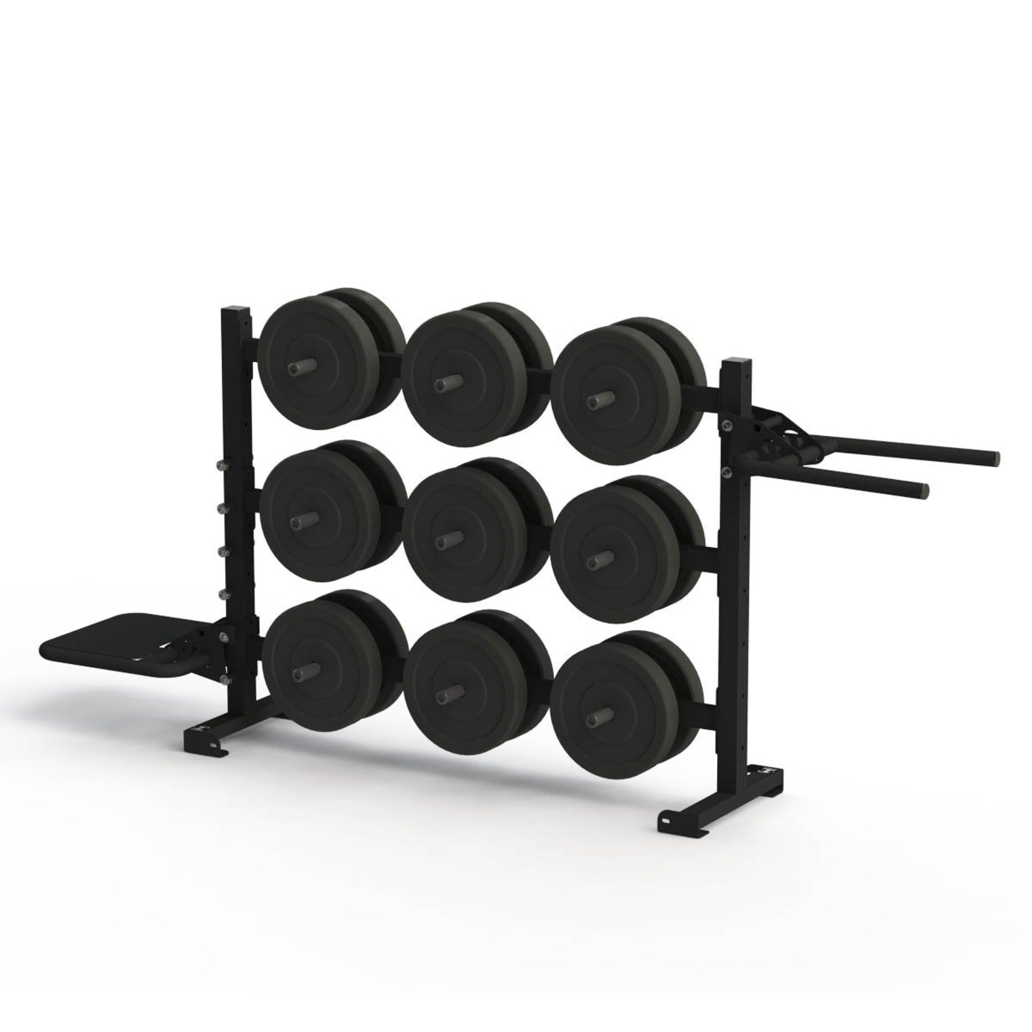 Liquid Chalk Customized Weight Plate Storage Rack Vertical Plate