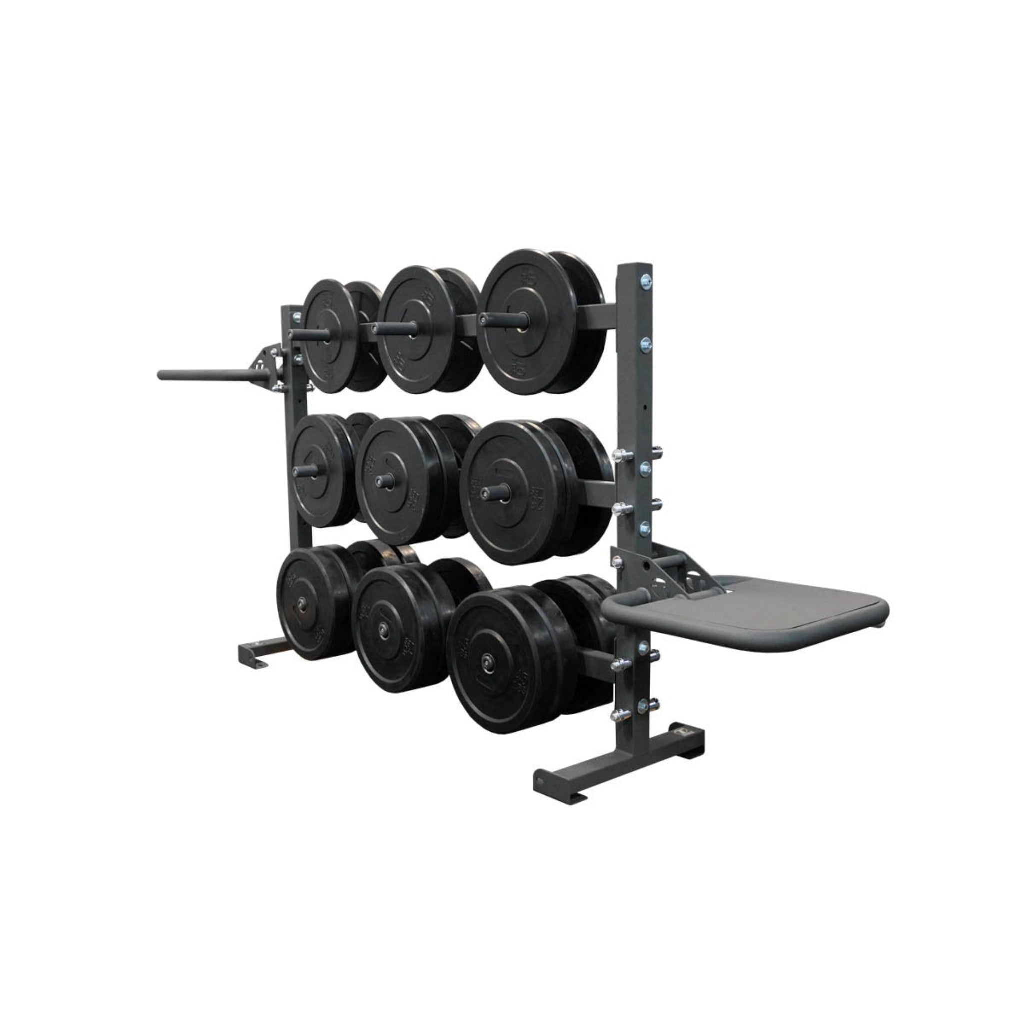 6 Foot Horizontal Weight Storage/Dip/Plyo Rack