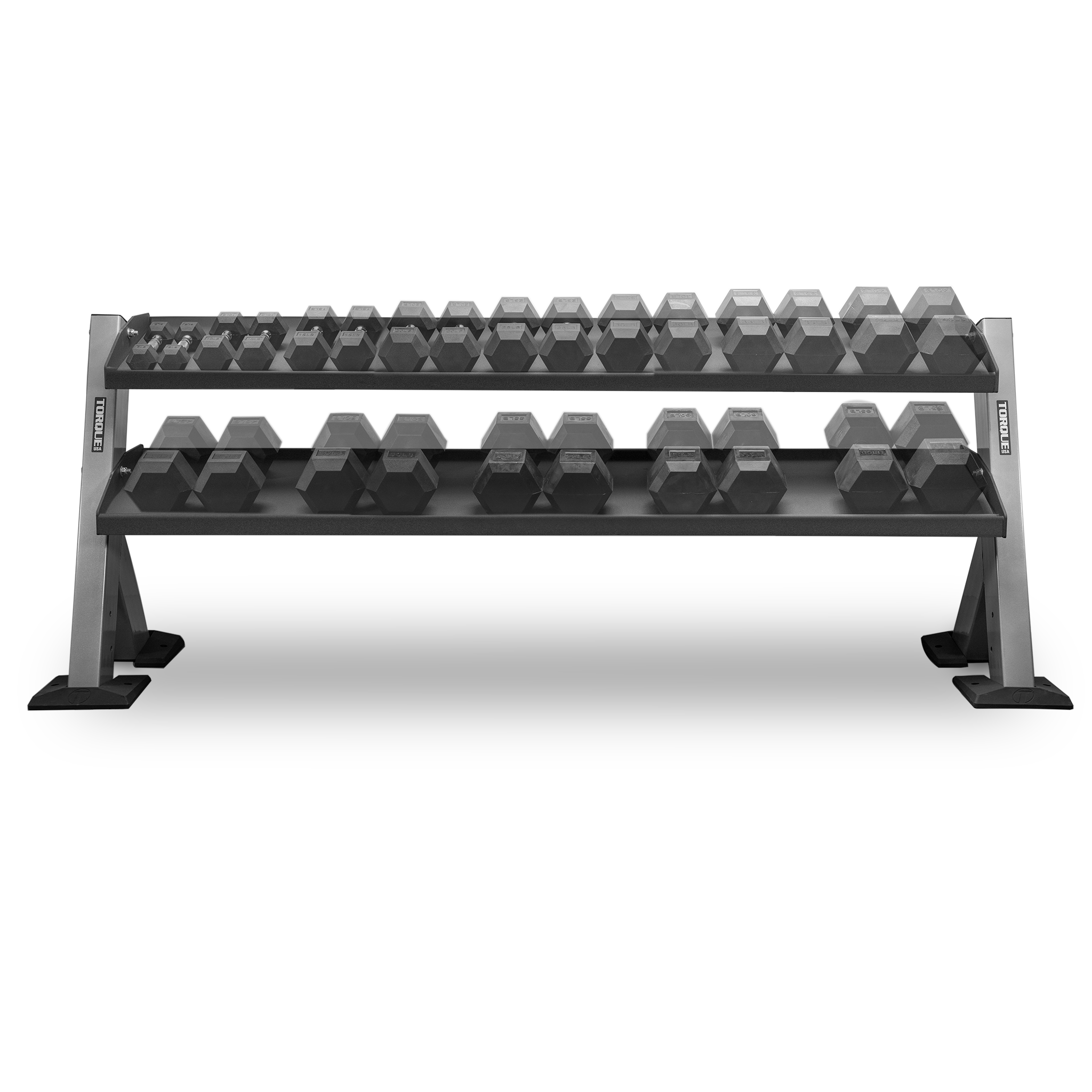 パワーラック X-CREATE 8 Foot (2.4 M) Hex Head Dumbbell Rack – Torque Fitness