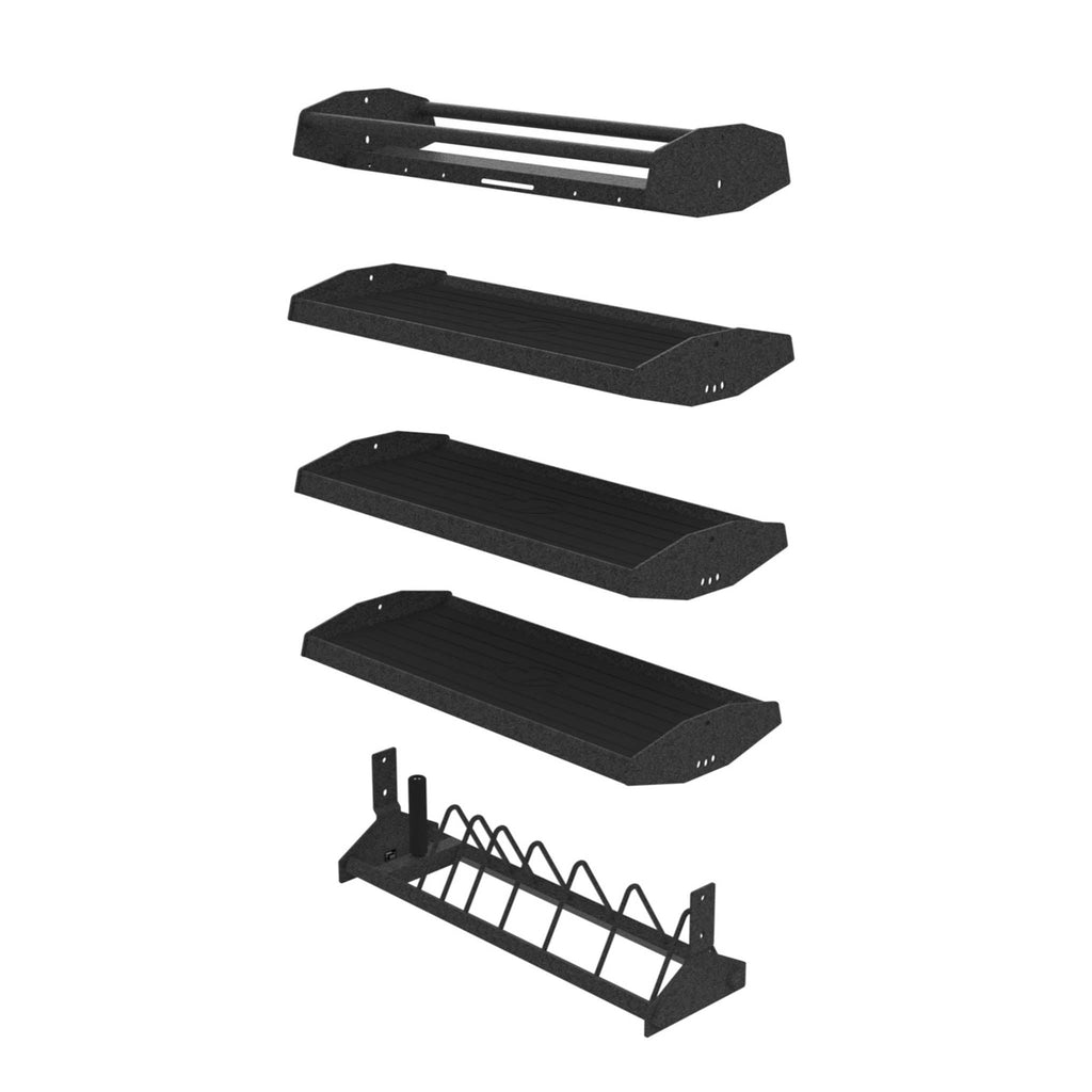 4 Ft (1.2 M) Accessory/Bumper Bookshelf Storage Module – Torque Fitness ...