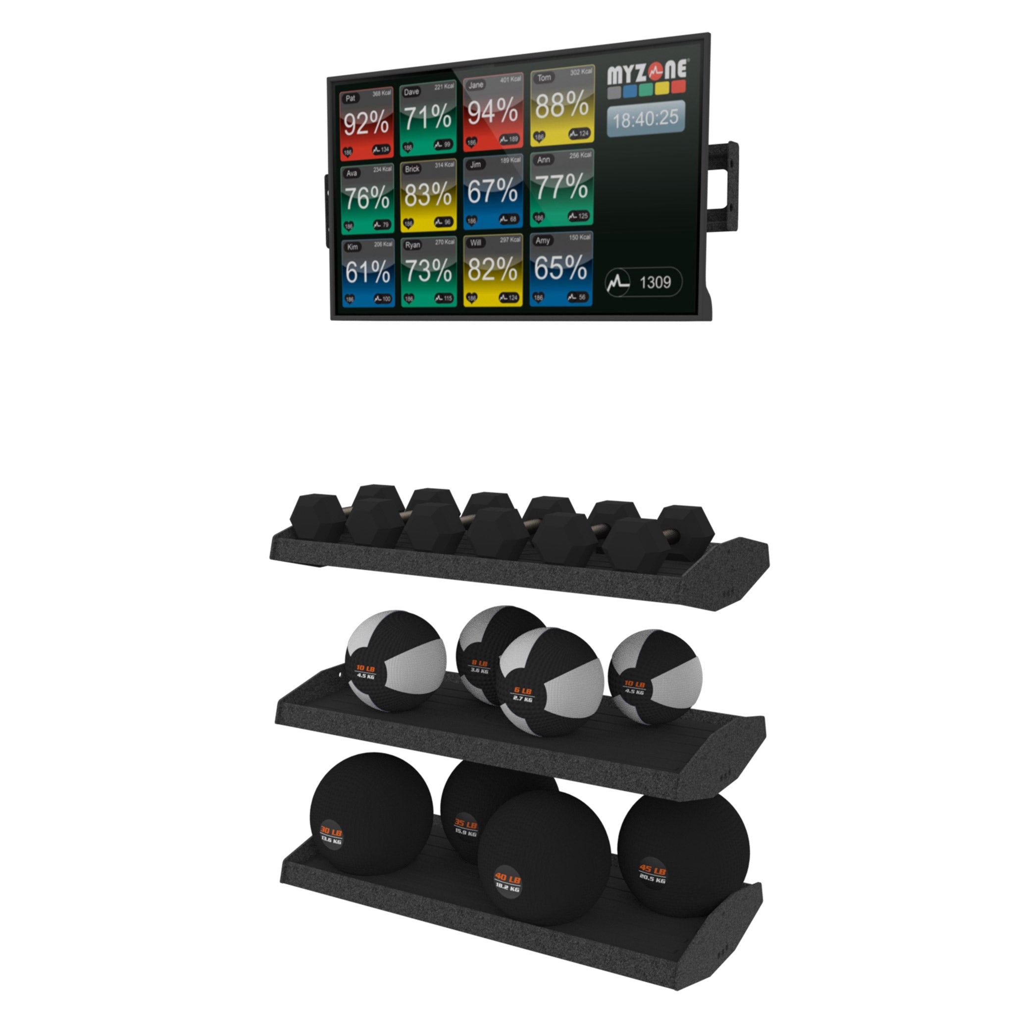 4 Ft (1.2 M) Monitor Mount & Storage Module