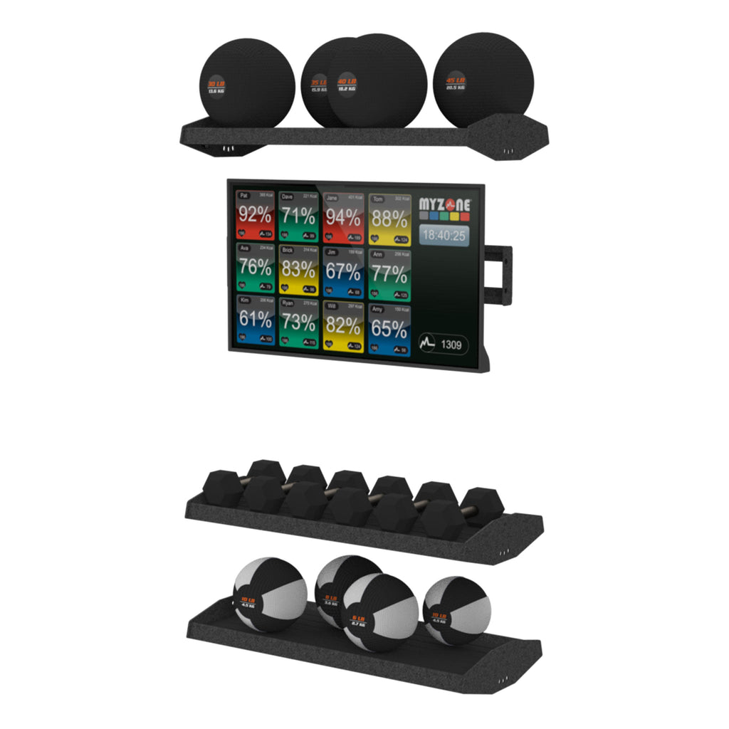 4 Ft (1.2 M) Monitor Mount & Storage Module – Torque Fitness - Commercial
