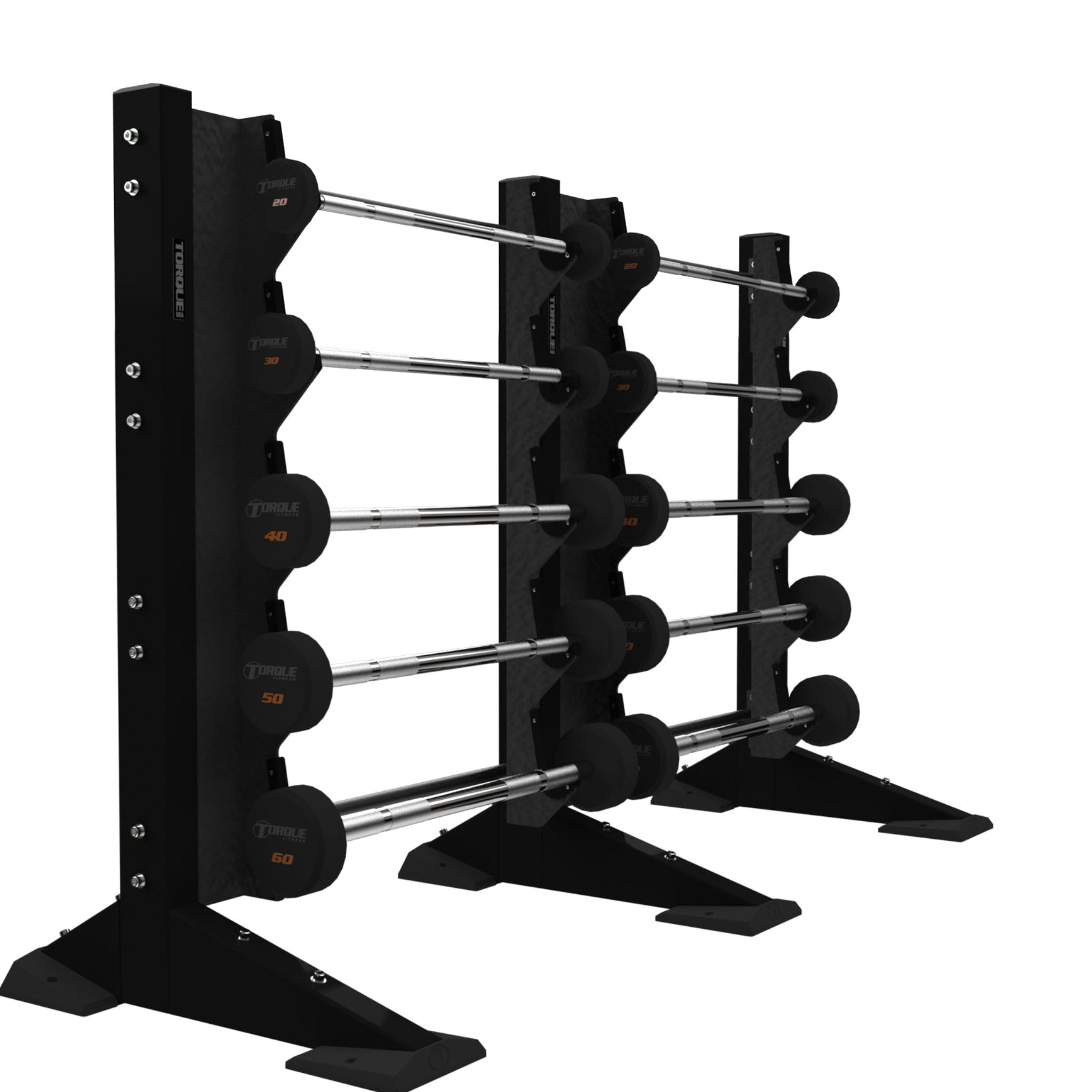 2-Module Wall 10 Barbell Rack