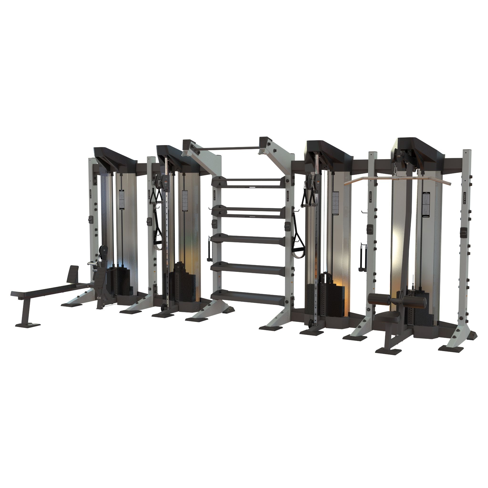 5-Module X-SELECT Wall Cable Station