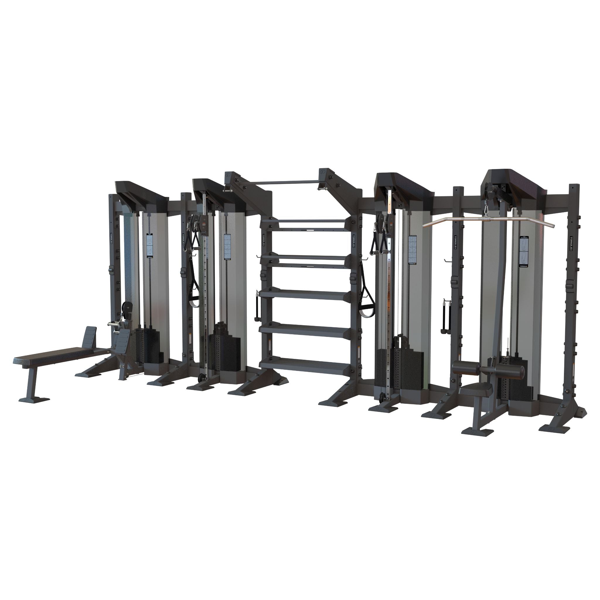 5-Module X-SELECT Wall Cable Station