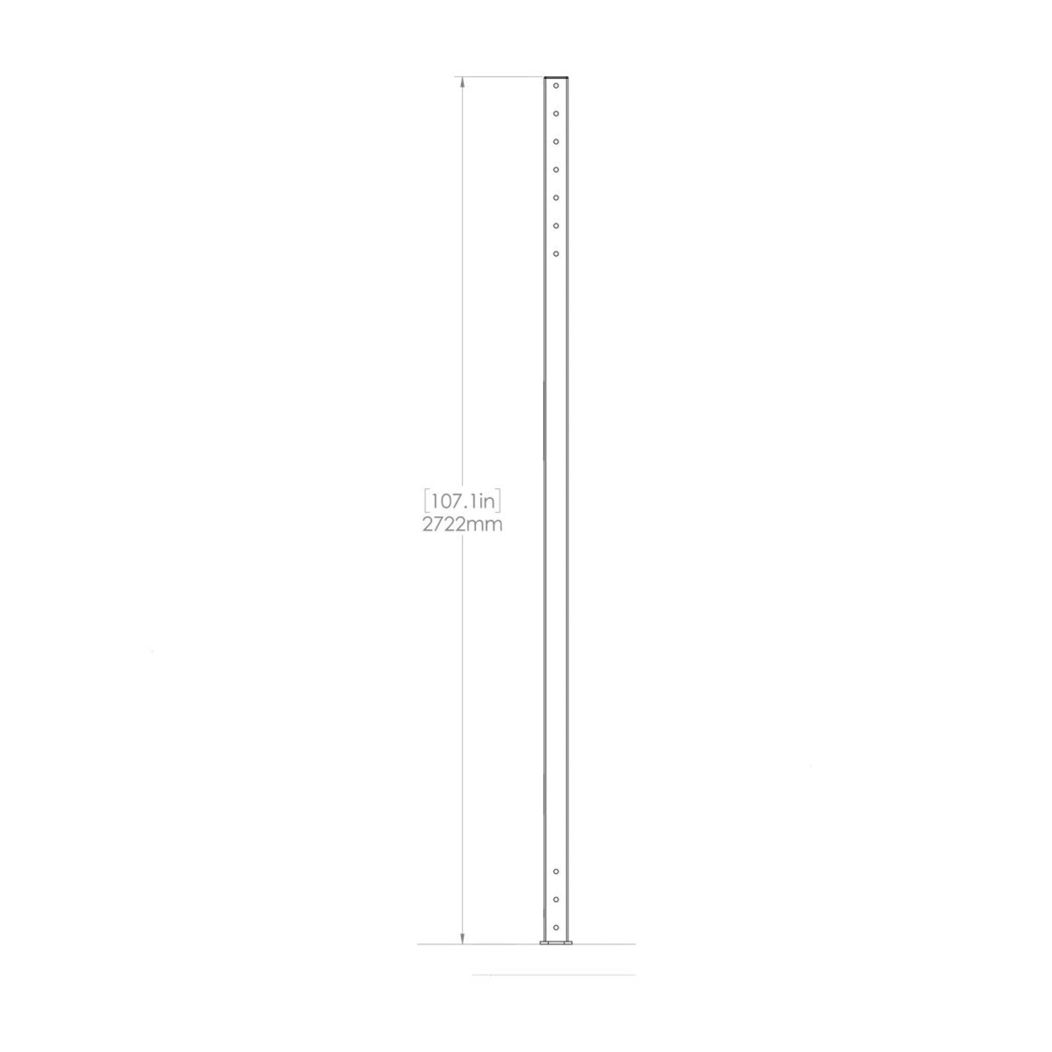 X-Rack 9U Dimensions
