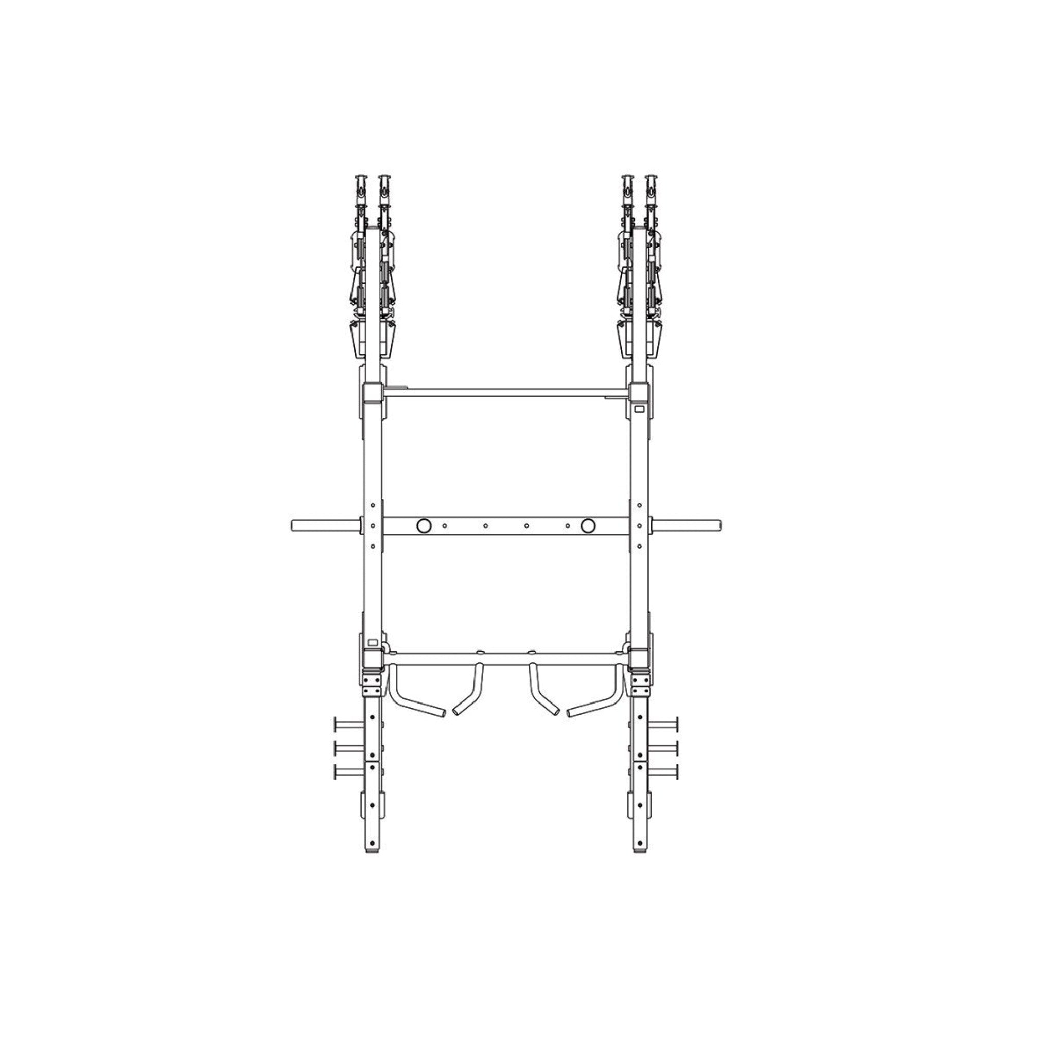 24 X 4 Foot Siege Storage Cable Rack